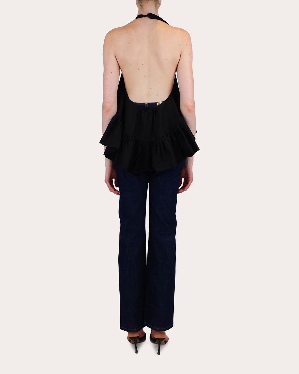 Winston Poplin High-Low Halter Top