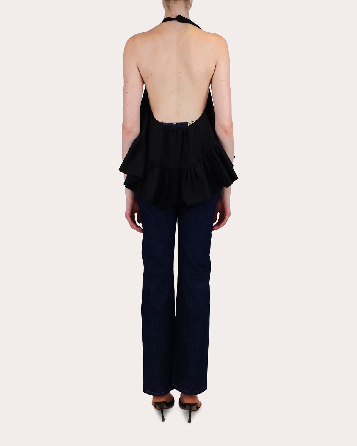 Winston Poplin High-Low Halter Top