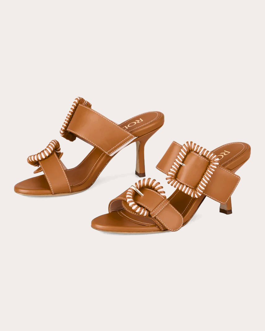 Pam 75 Leather Buckle Sandal