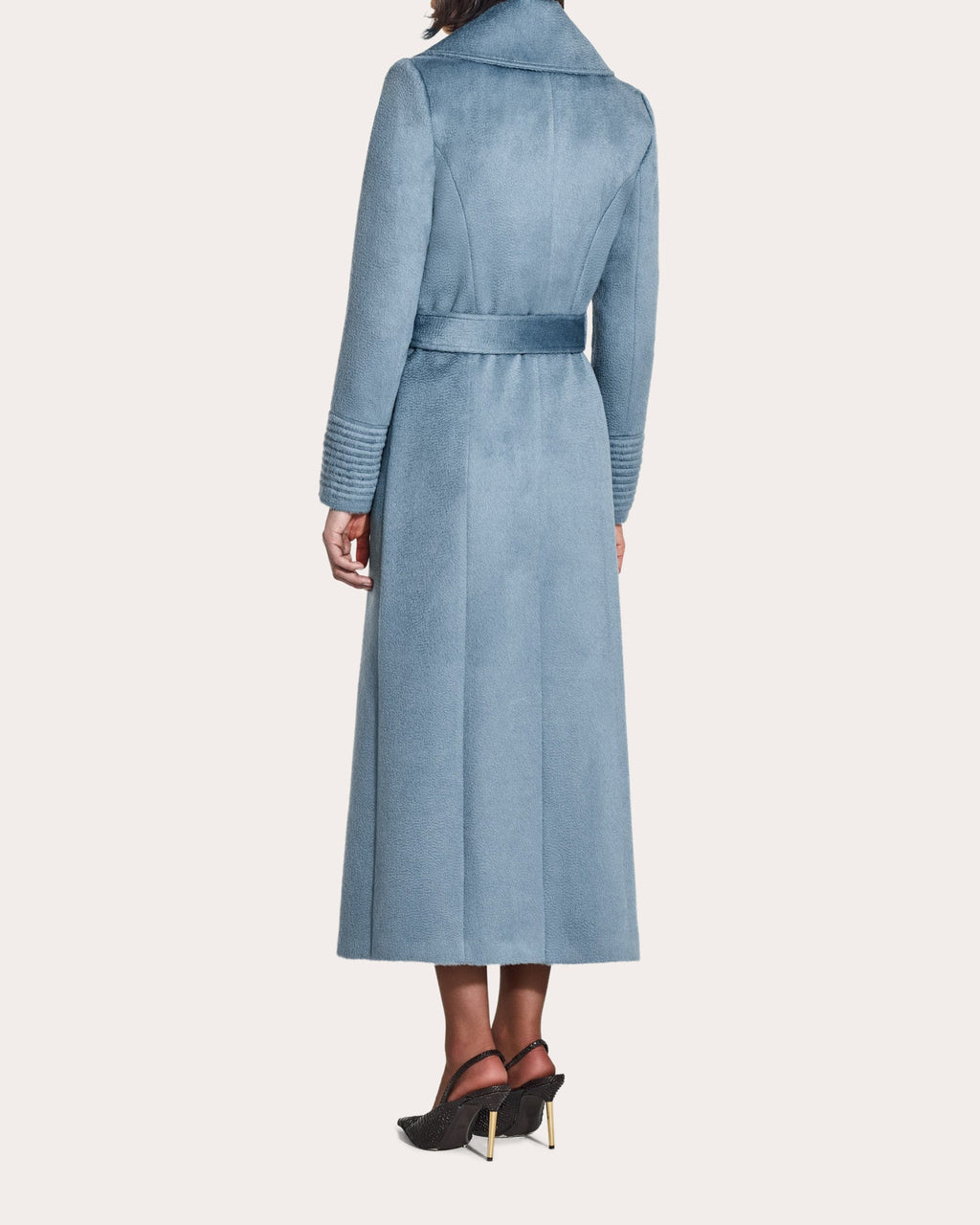 Suri Alpaca Notched Collar Maxi Wrap Coat