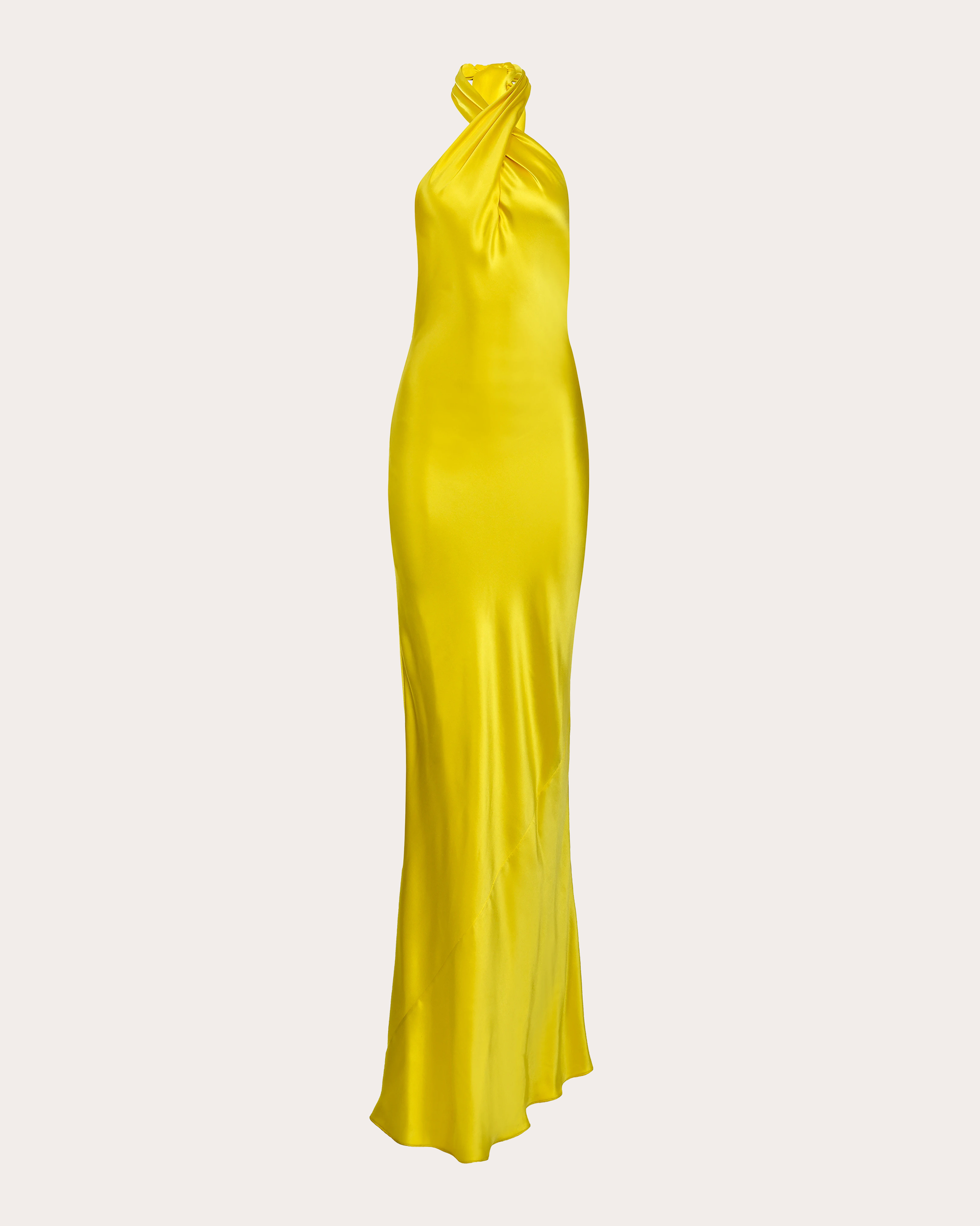 Olivia Halterneck Silk Dress