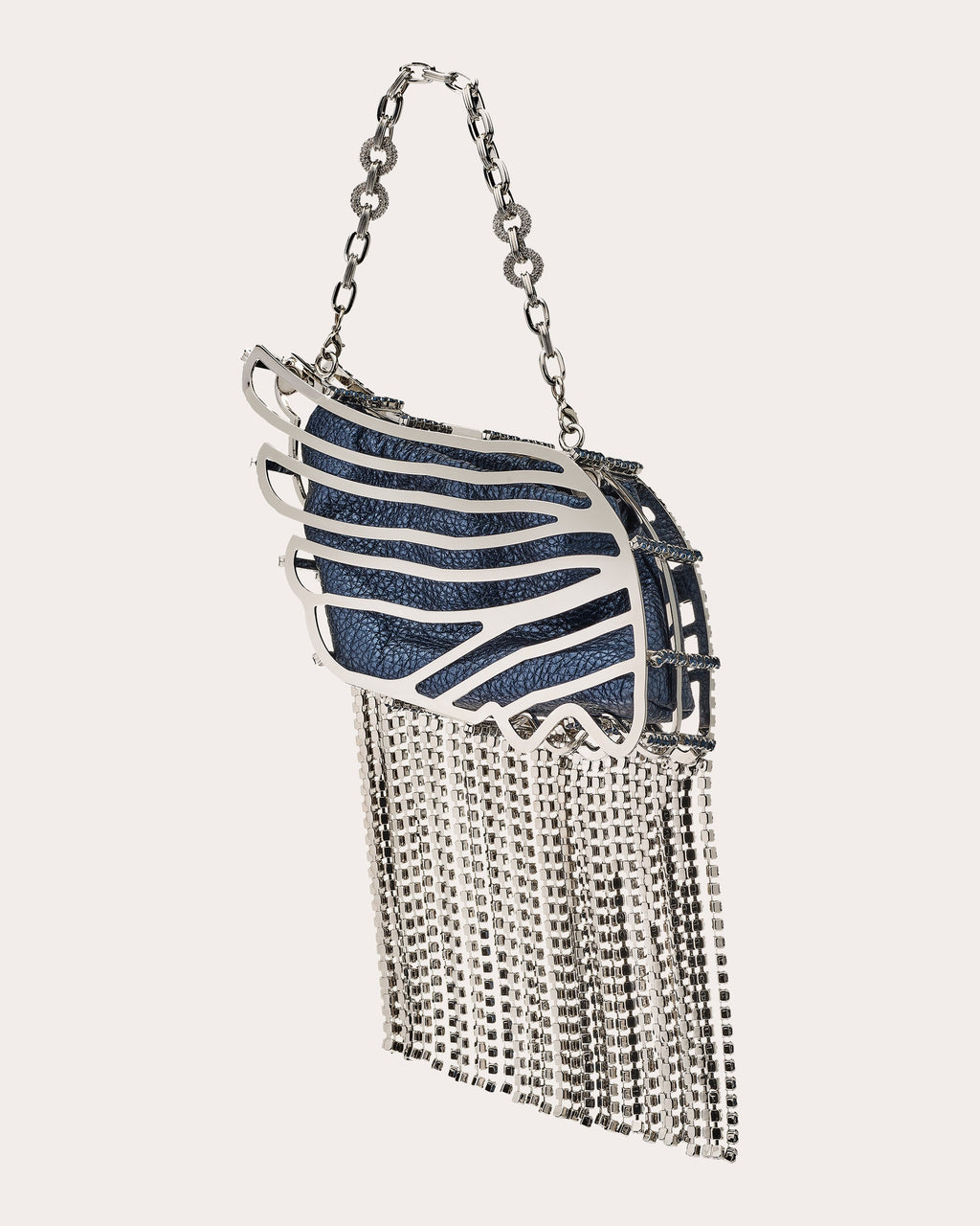 Al Tair Fringed Crystal Shoulder Bag