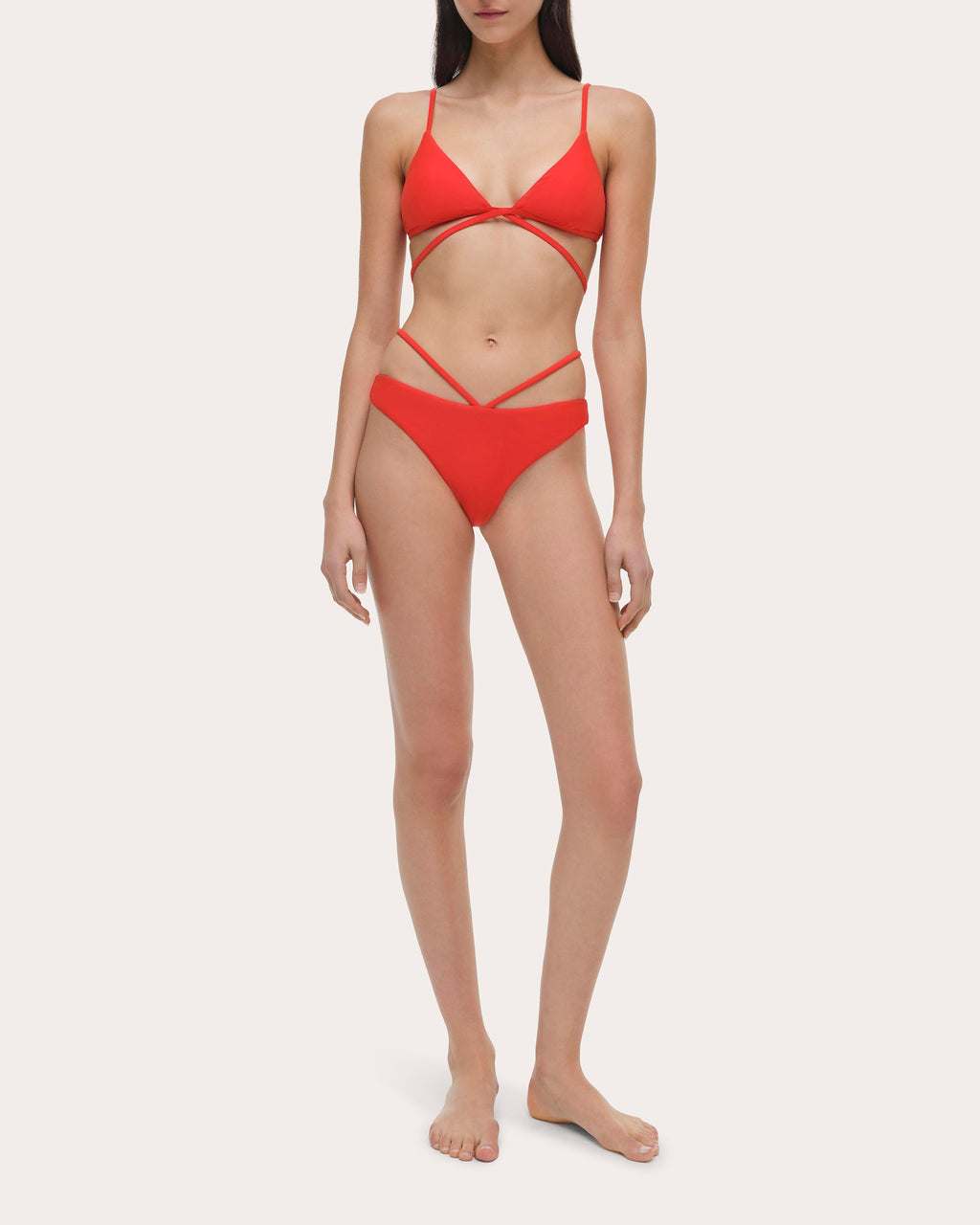 Harlen Criss-Cross Tie Bikini Top
