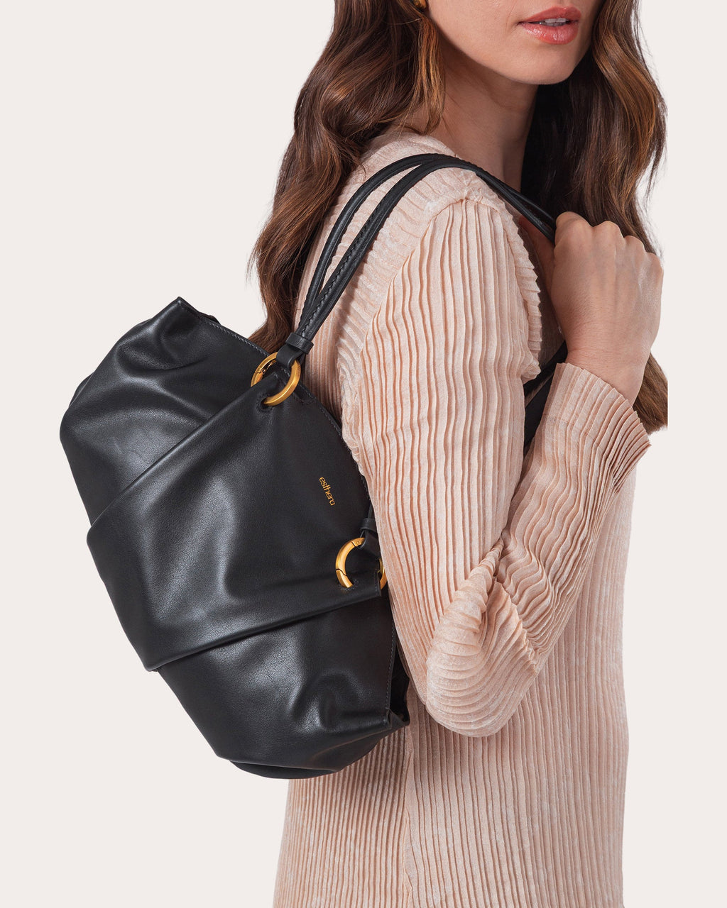 07:07 Leather Shoulder Bag