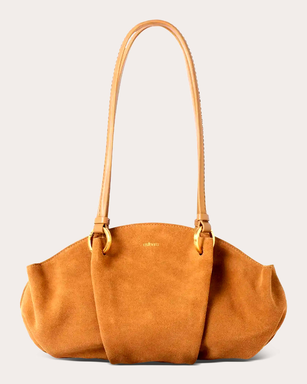 07:07PM Suede Baguette Bag