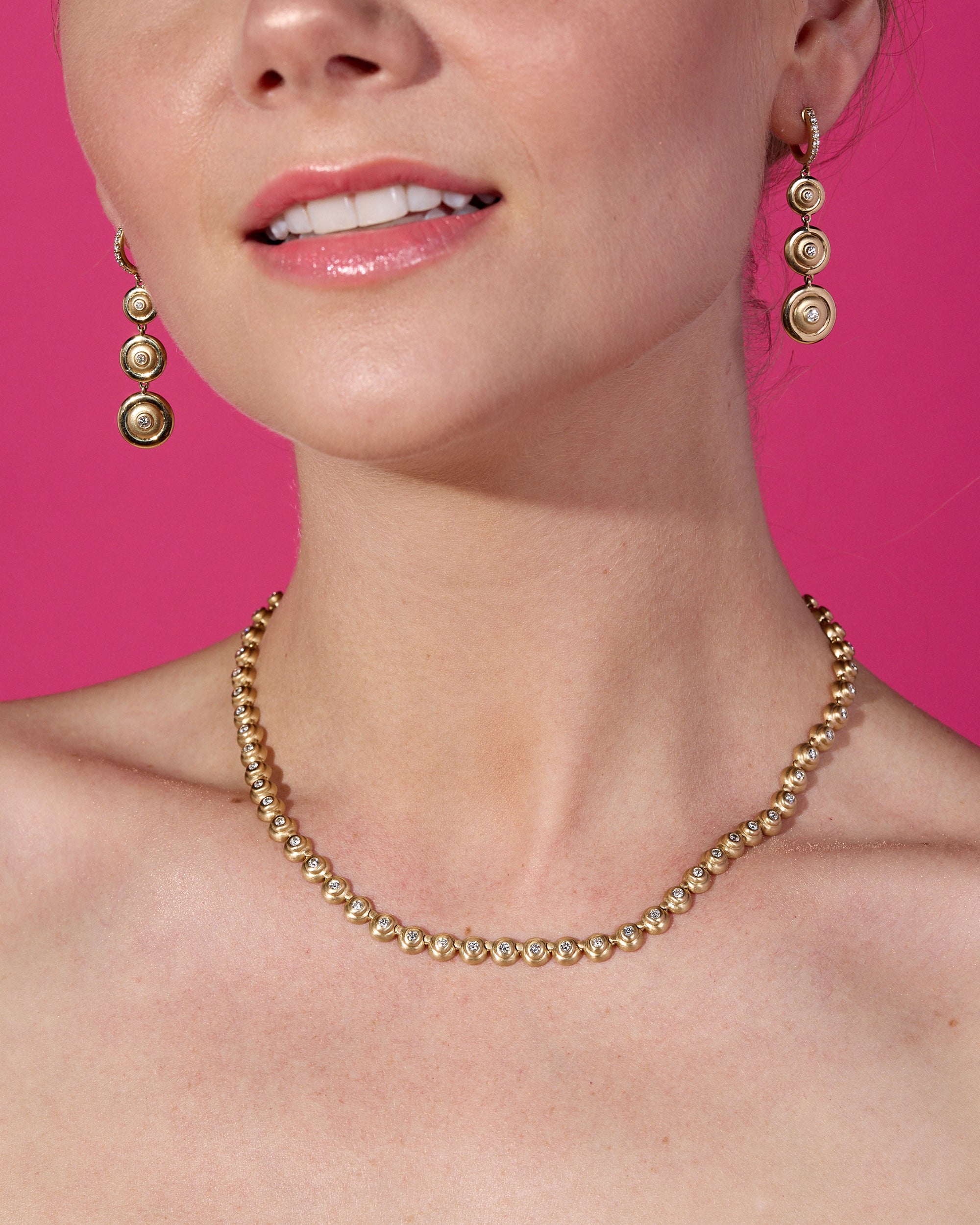 Diamond & 14k Gold Evolve Drop Earrings