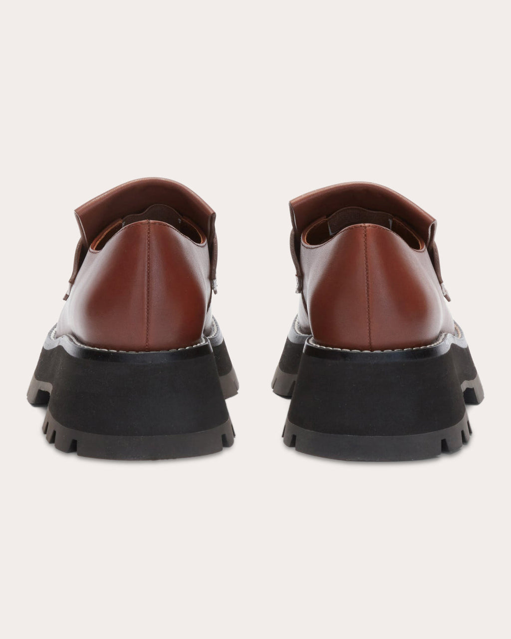 Kate Tasseled Leather Platform Lug Loafer