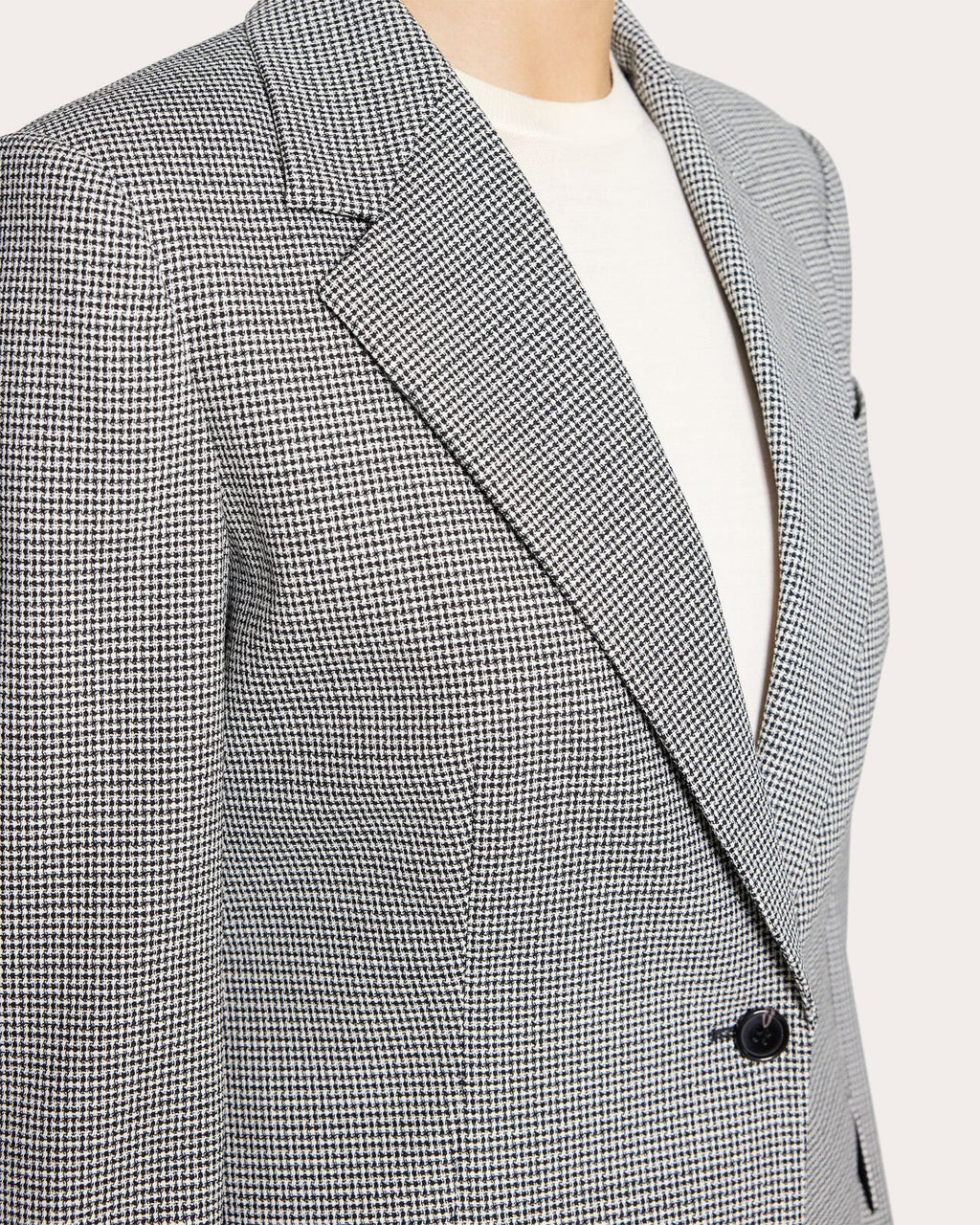 Lynnia Plaid Wool Twill Slim Blazer