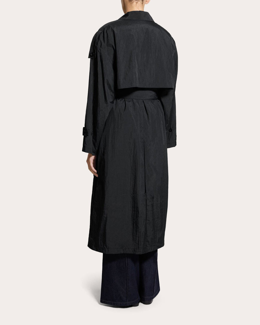 Recycled Nylon Airy Trench Coat