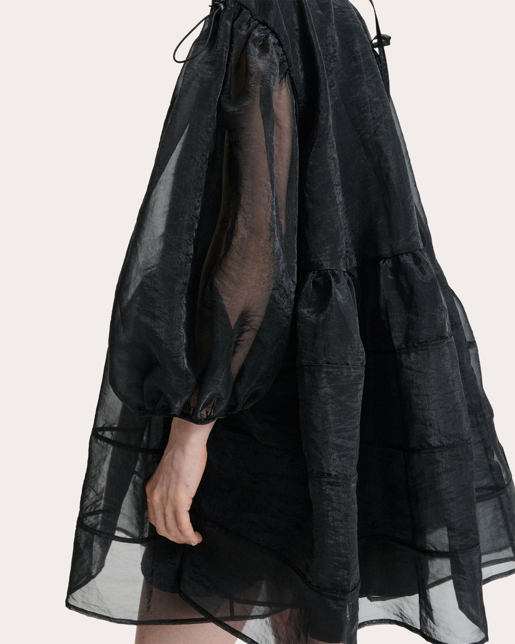 Darcy Liquid Myrtia Gathered Mini Dress