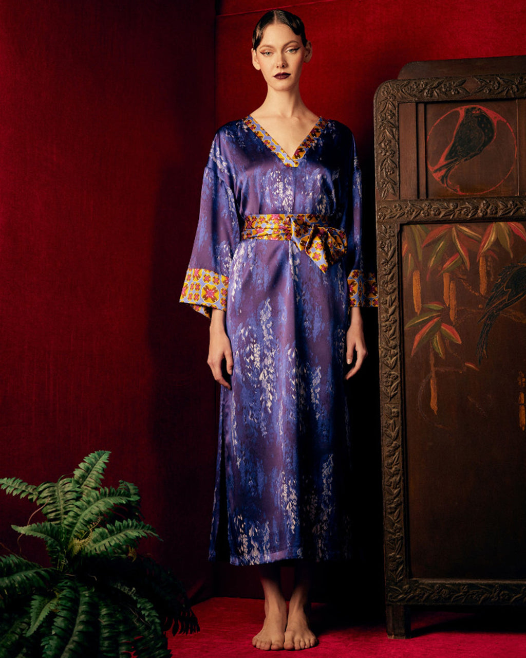 Kyoto Fuji Silk Kaftan