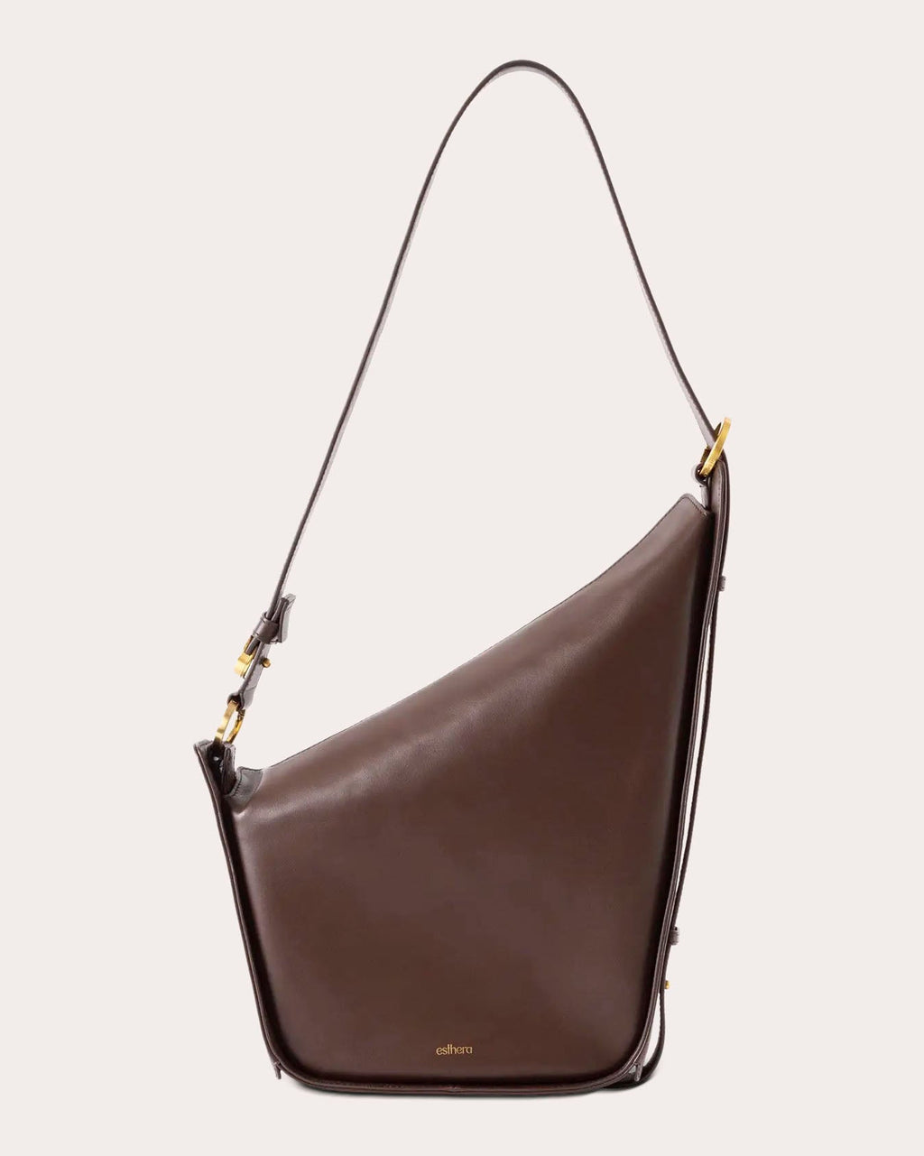 10AM Belted Strap Leather Bag