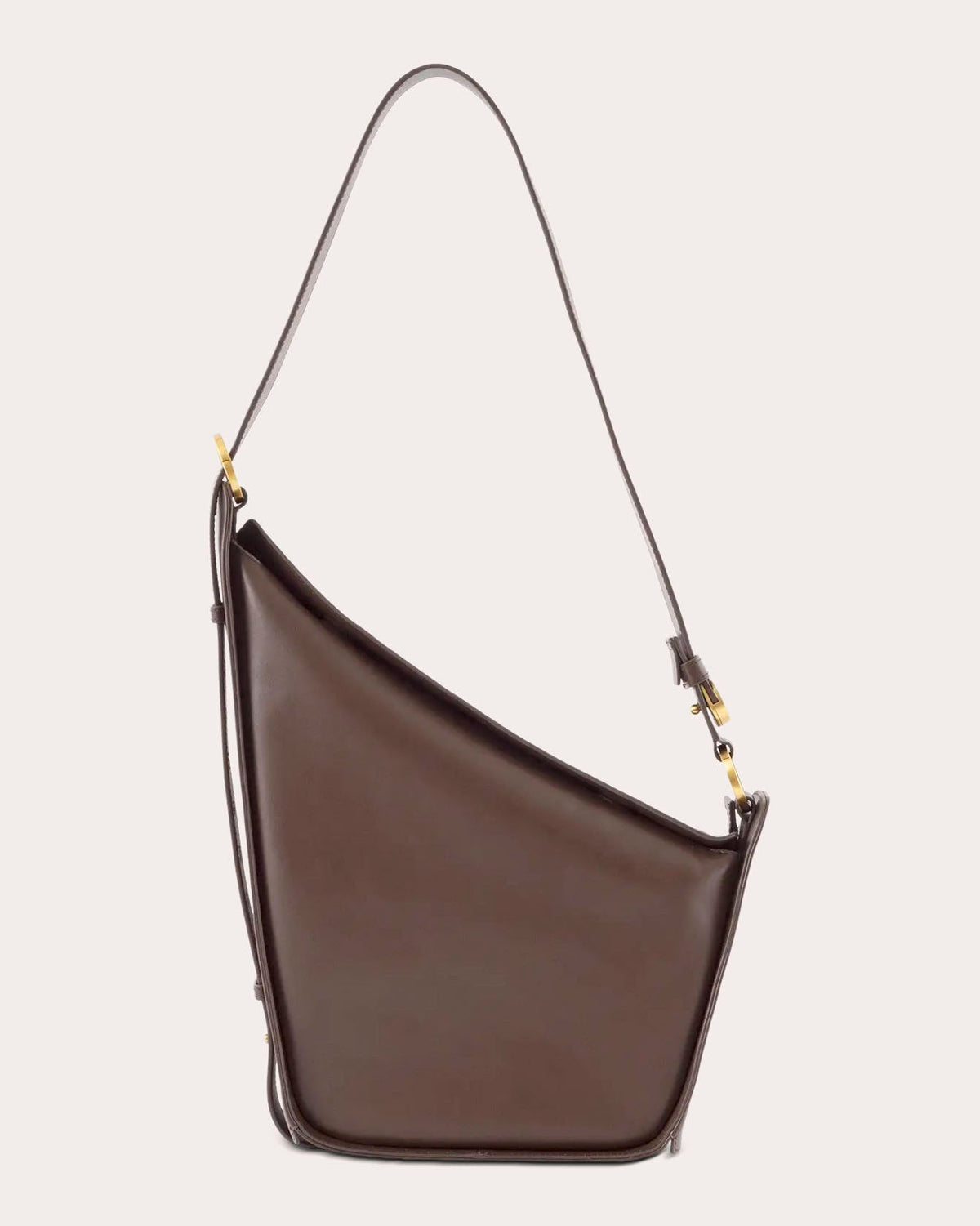 10AM Belted Strap Leather Bag