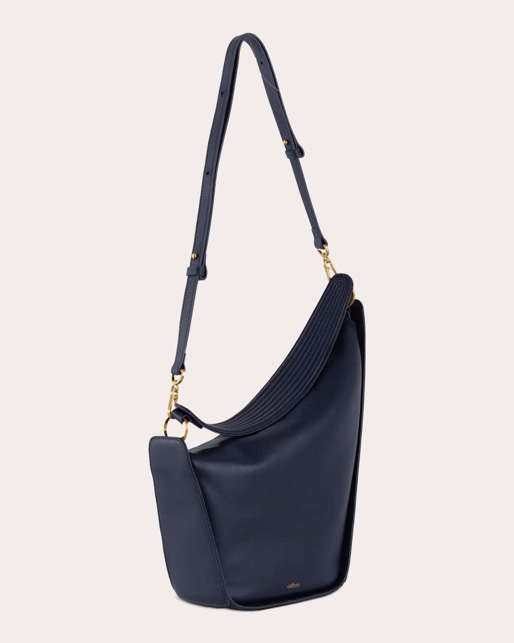 10AM Asymmetric Leather Shoulder Bag