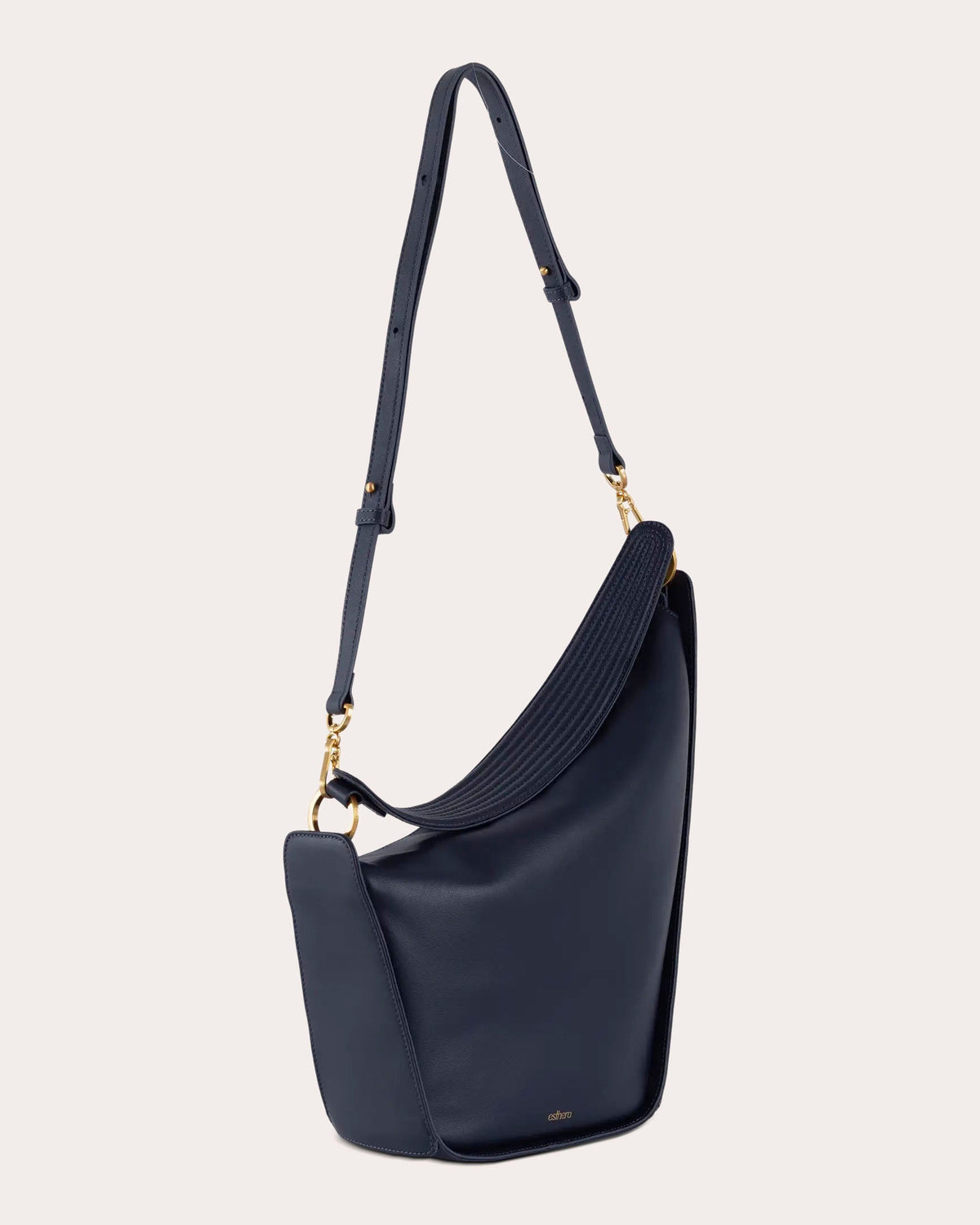 10AM Asymmetric Leather Shoulder Bag