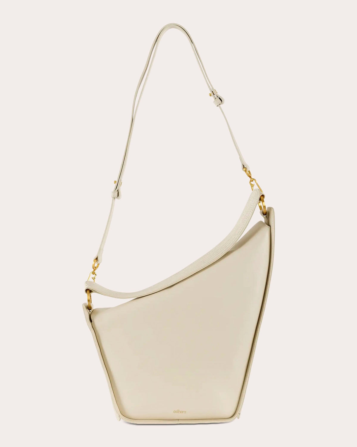 10AM Asymmetric Leather Shoulder Bag
