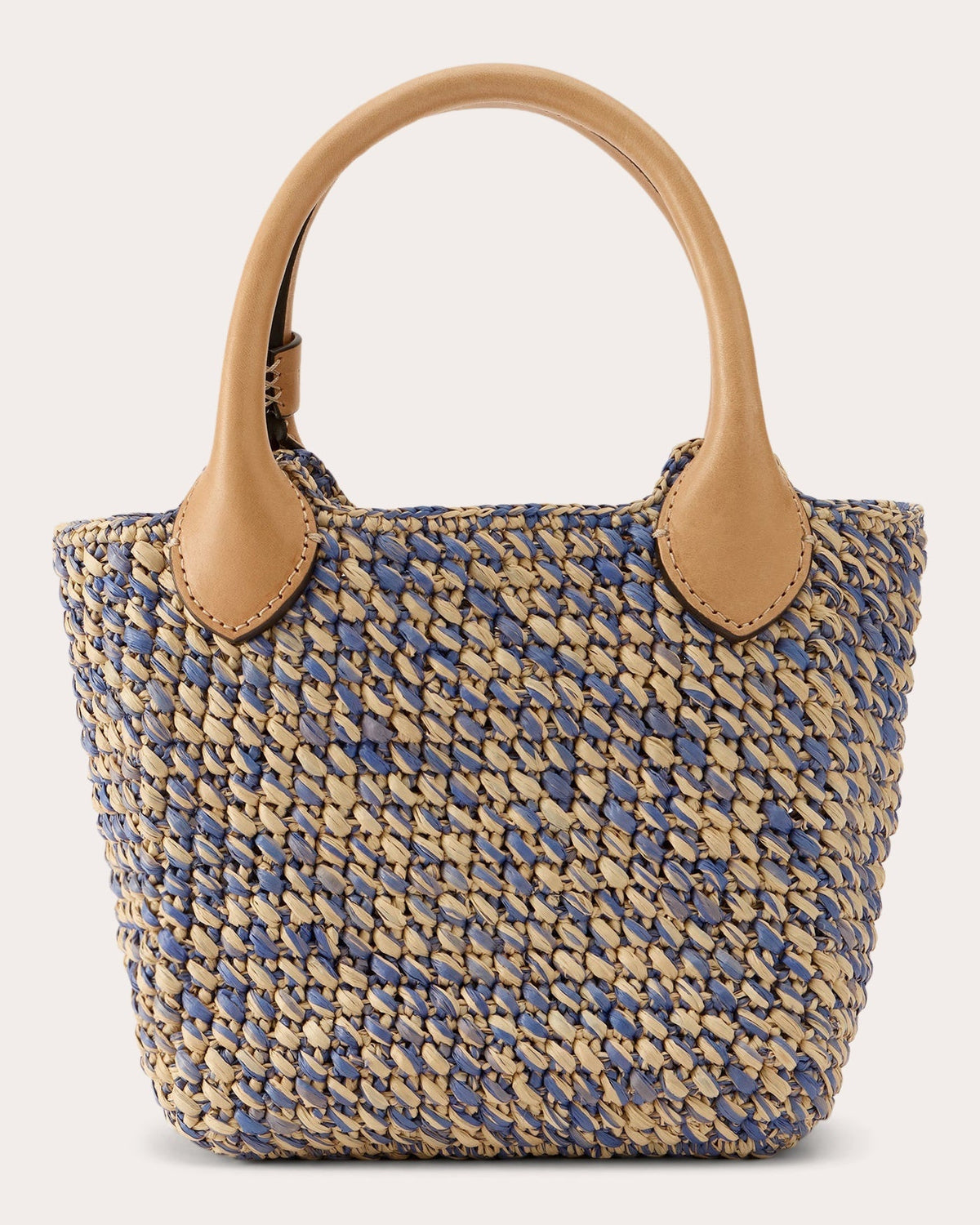 Ampara Crocheted Raffia Mini Tote