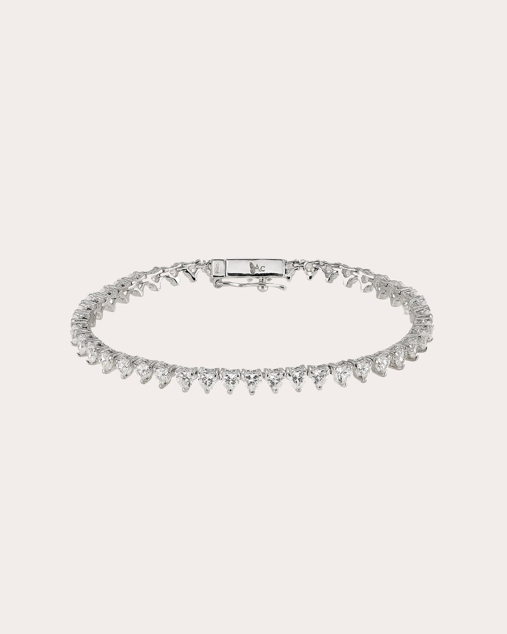 Diamond Eternity Heart Bracelet