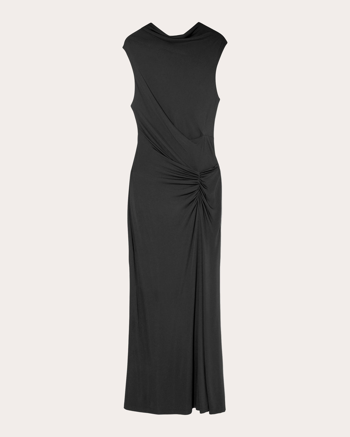Acacia Jersey Draped Maxi Dress
