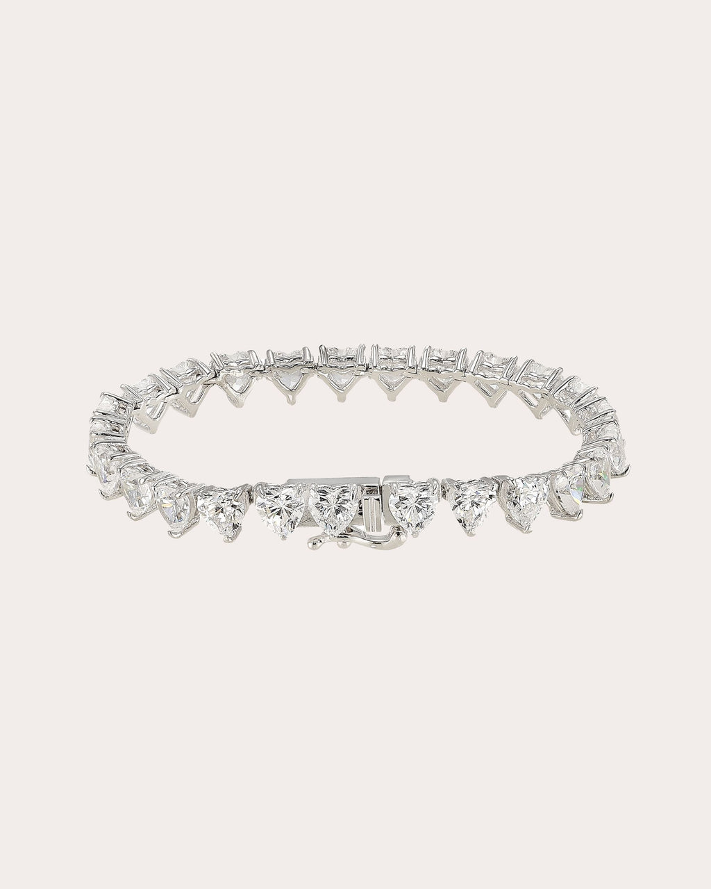 Diamond Eternity Heart Bracelet