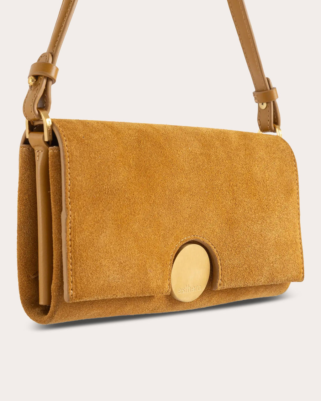 12AM Suede Baguette Bag