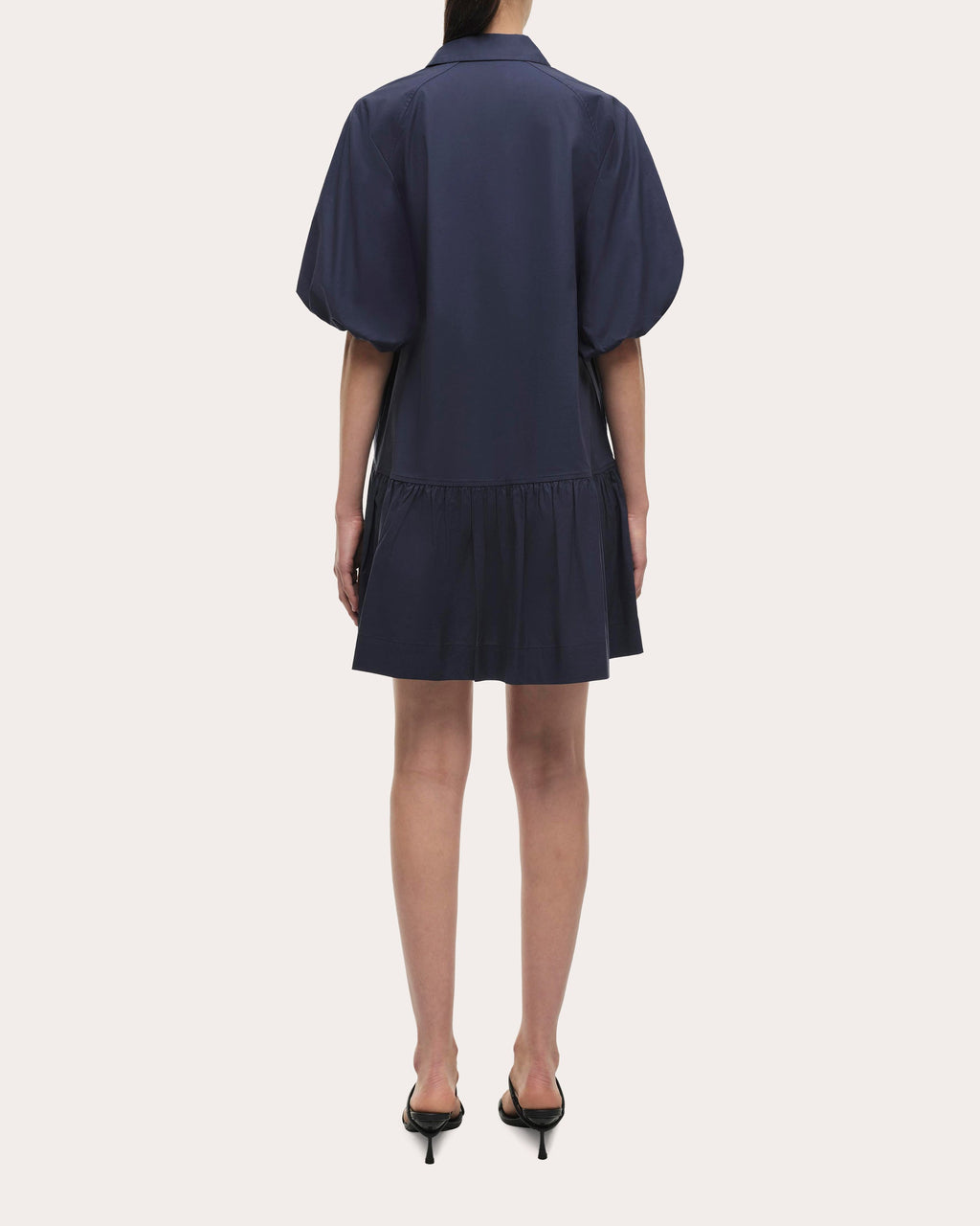 Crissy Poplin Drop-Waist Shirt Dress
