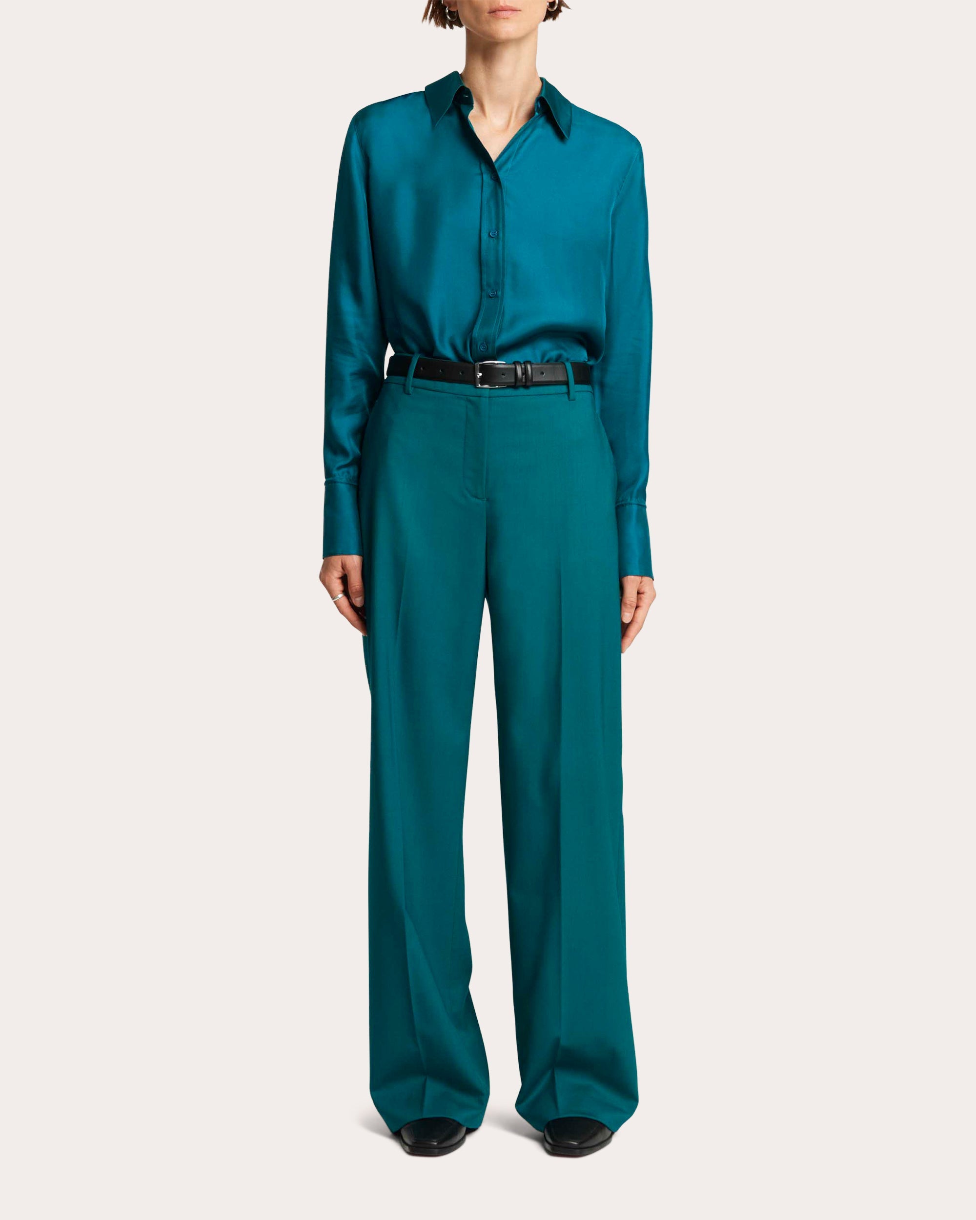 Soho Seasonless Wool Creased Trousers