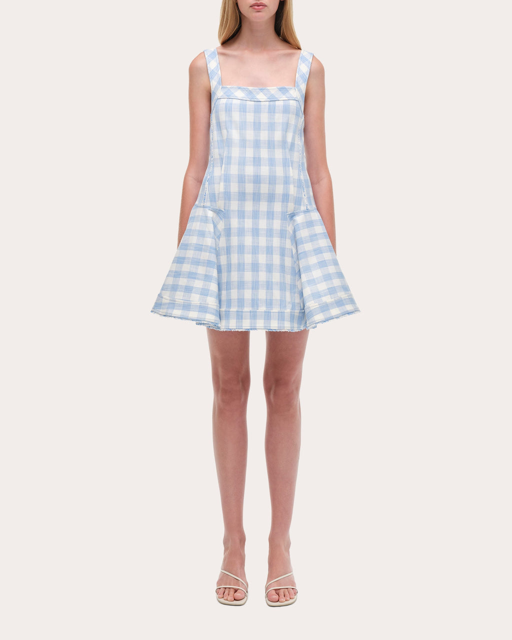 Hannalie Gingham Fit & Flare Mini Dress