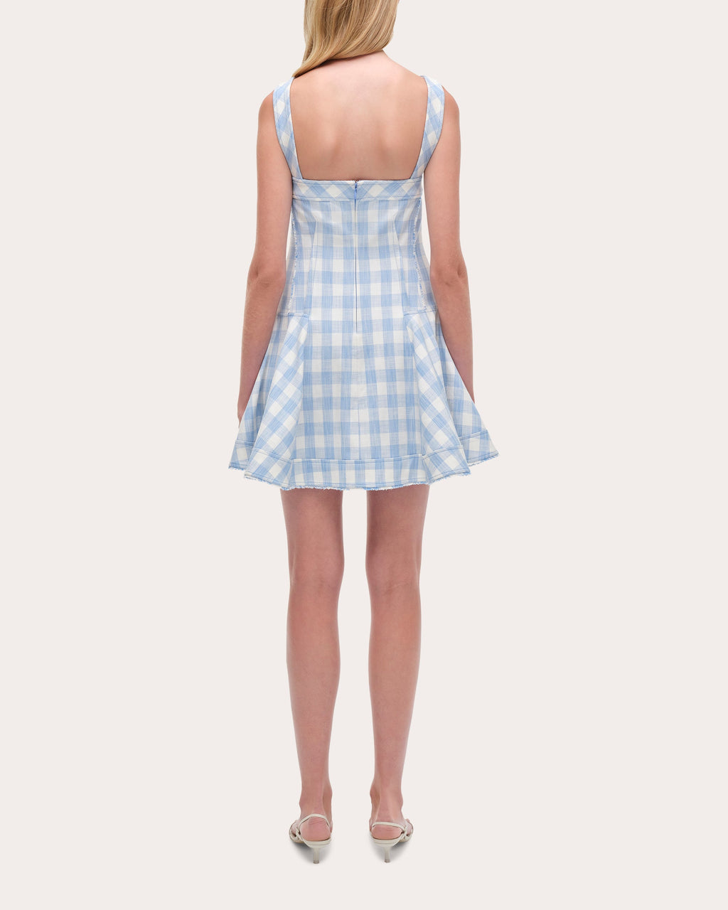 Hannalie Gingham Fit & Flare Mini Dress