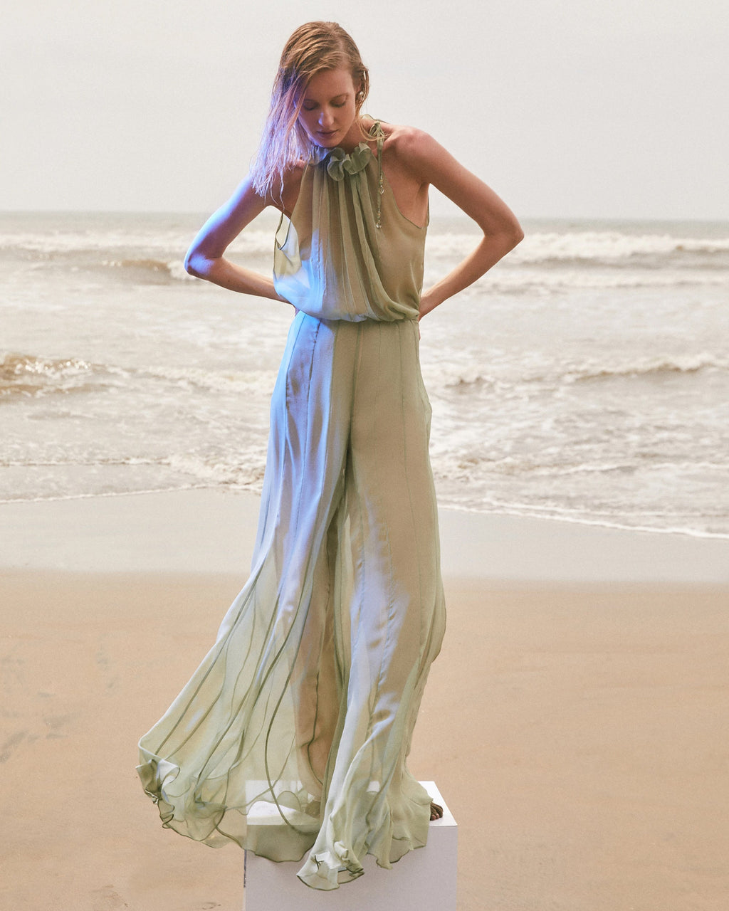 Olas Sheer Silk Pants