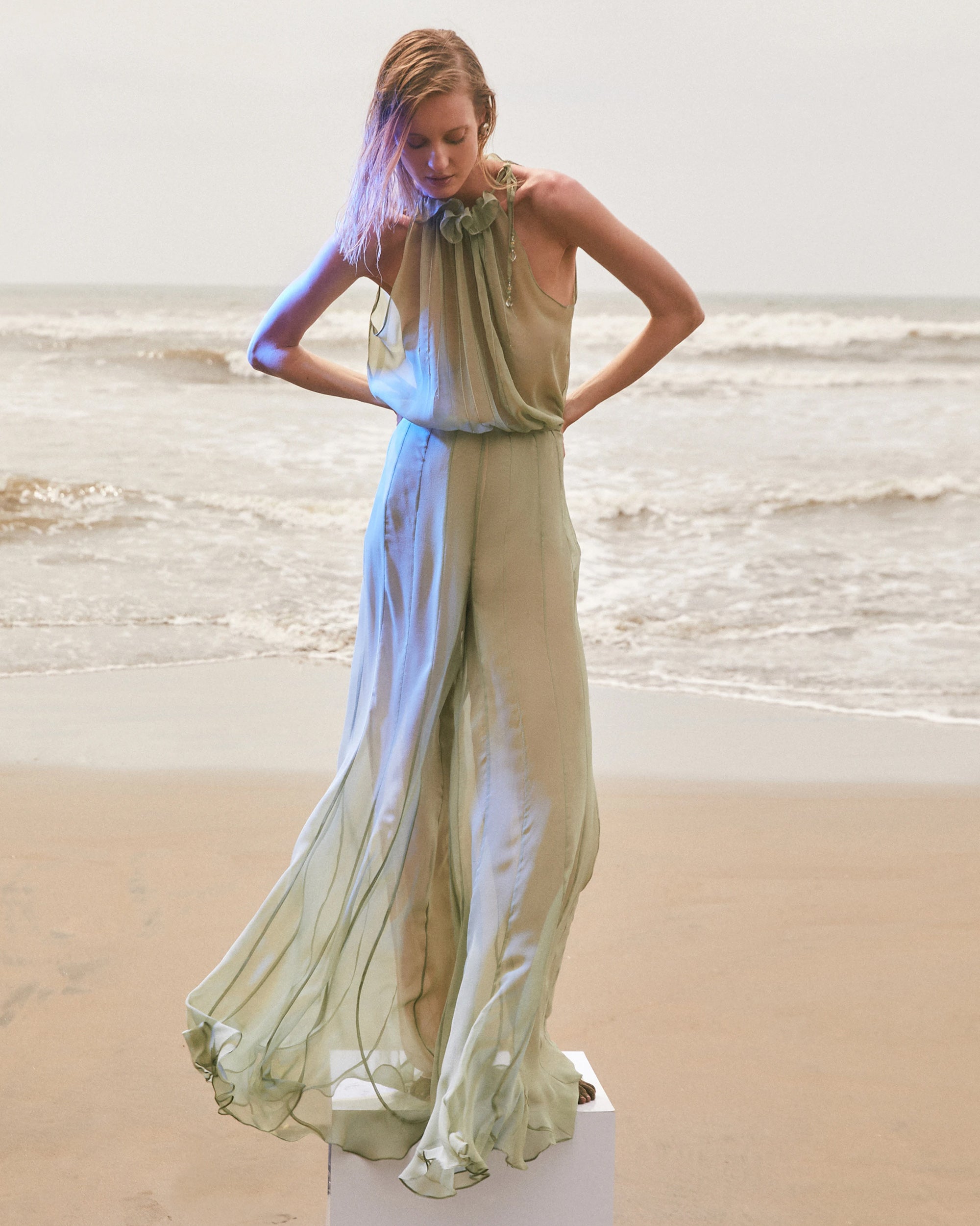 Olas Sheer Silk Pants