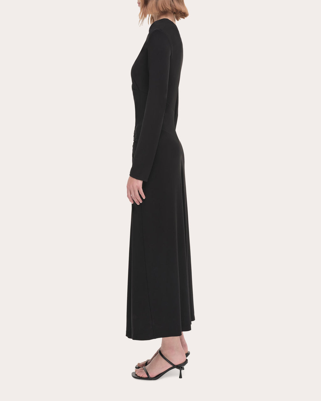 Ferrera Jersey Draped Midi Dress