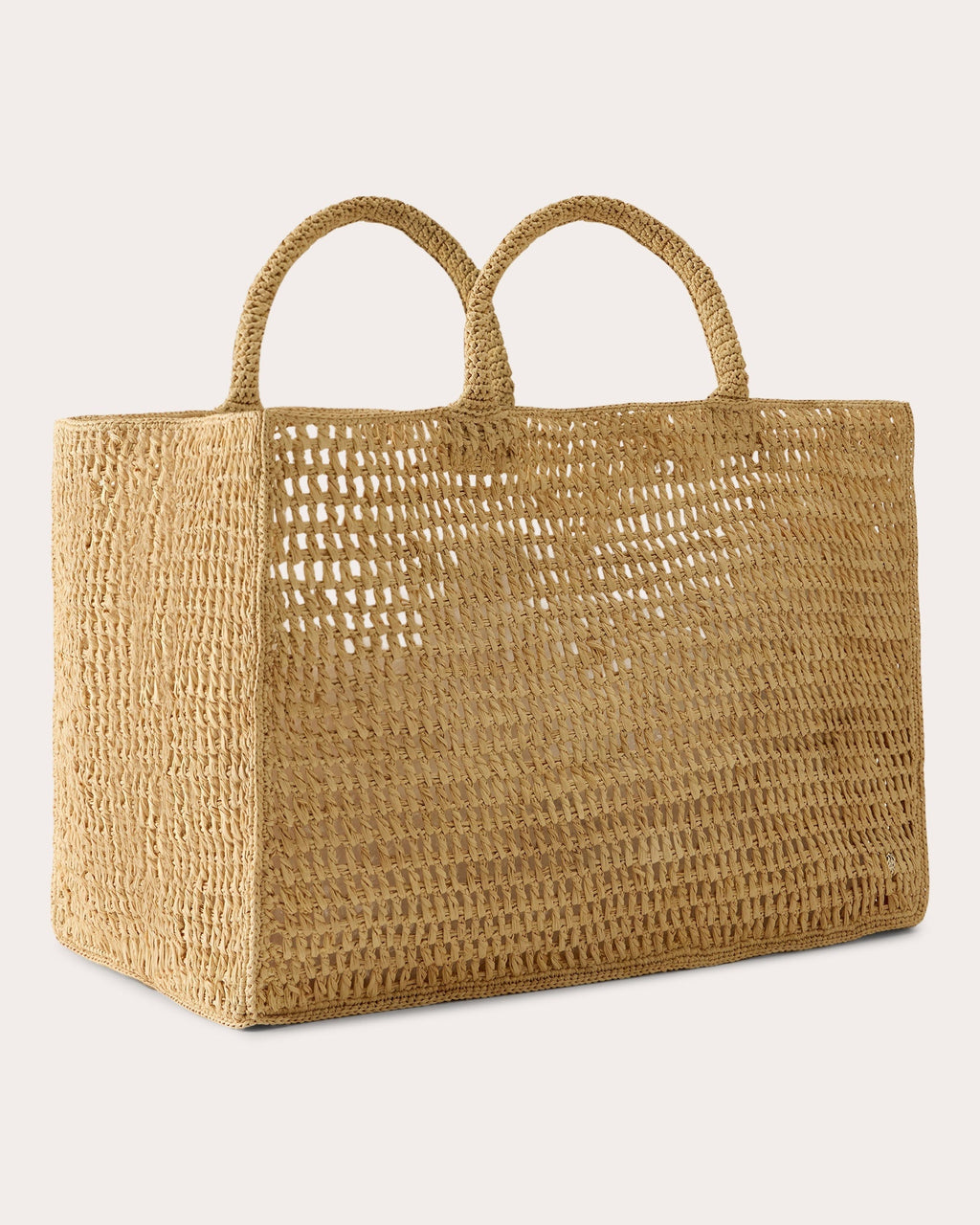 Anika Crocheted Raffia Beach Tote