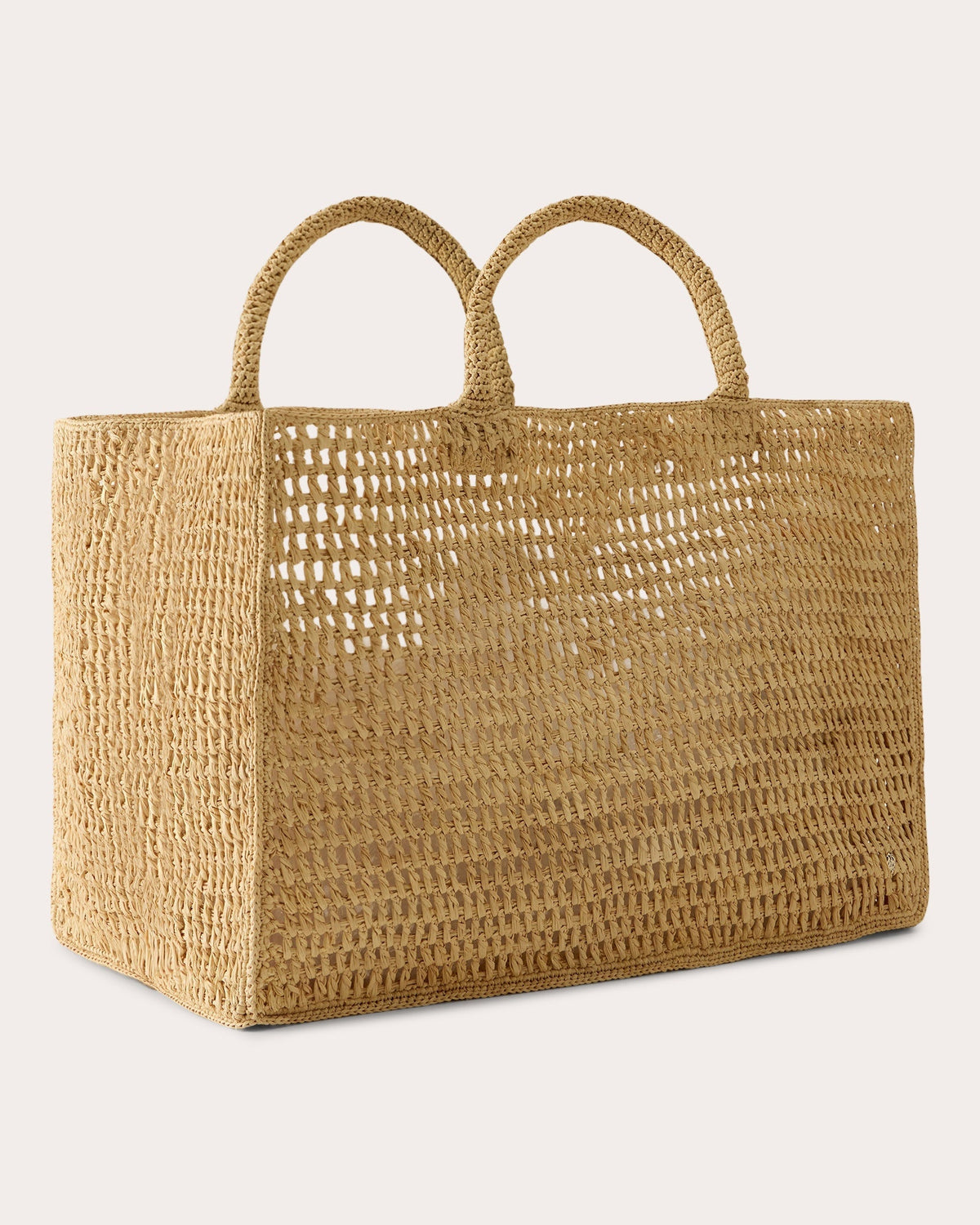 Anika Crocheted Raffia Beach Tote
