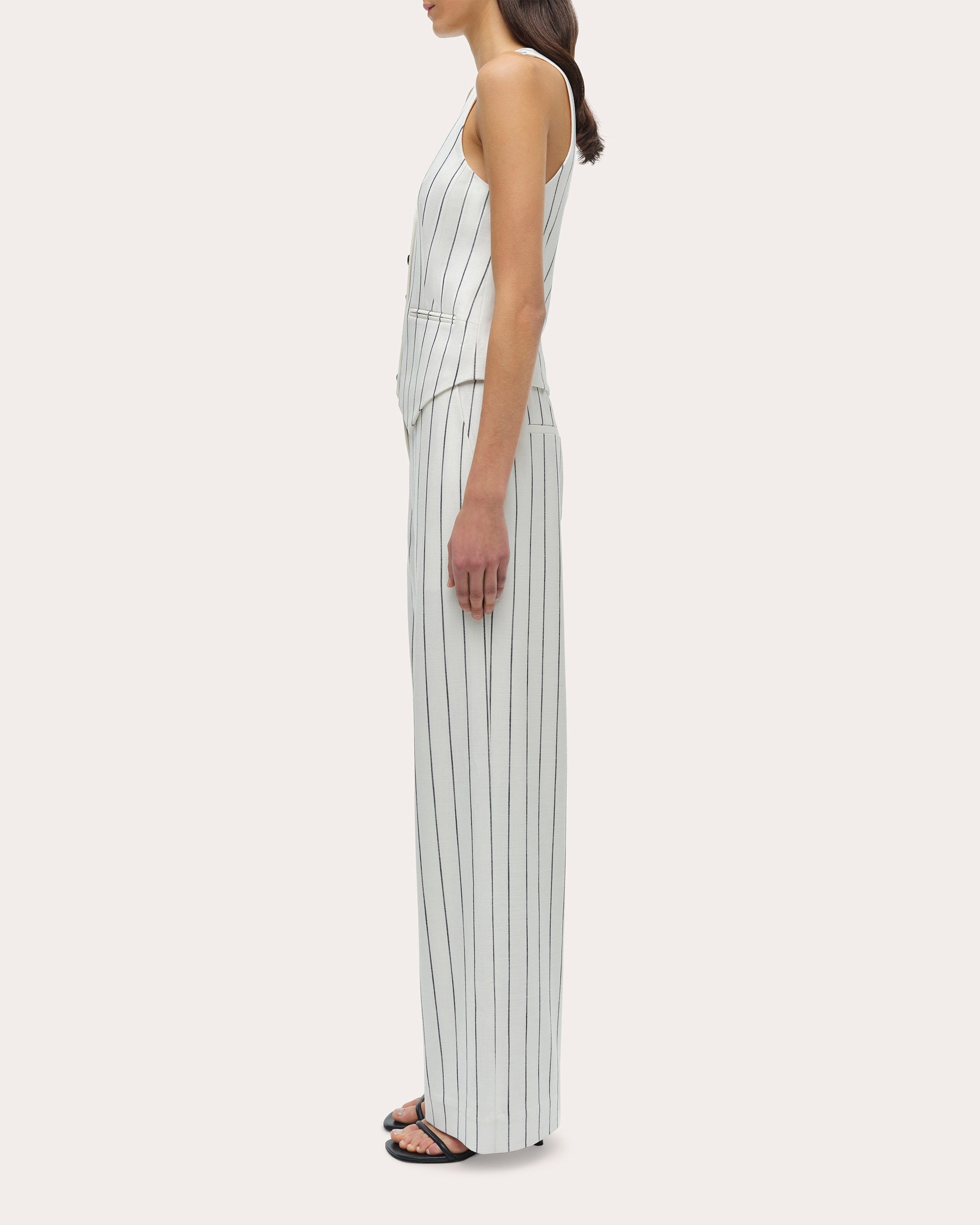 Sabina Stripe Suit Vest