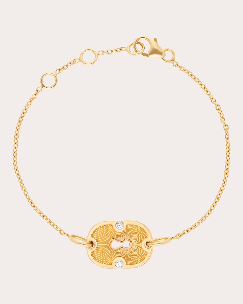 Diamond & 18k Gold Unlock Bracelet