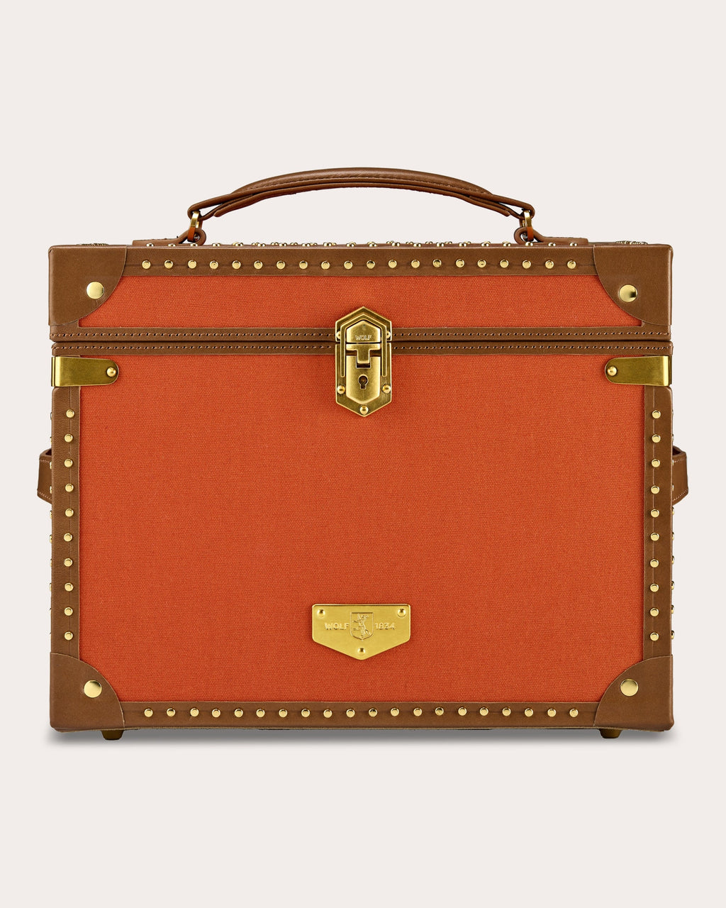 Ida Trunk Canvas Jewelry Box