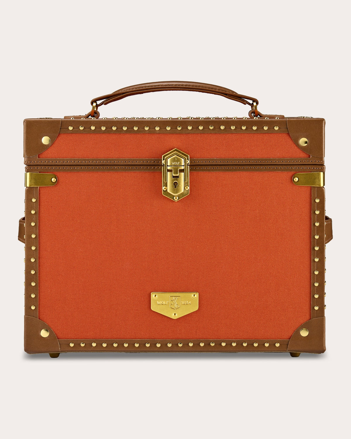 Ida Trunk Canvas Jewelry Box