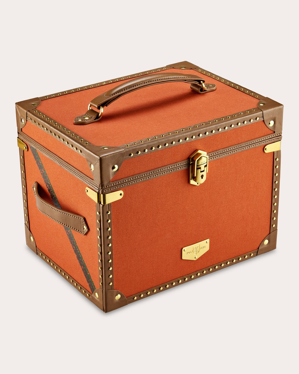Ida Trunk Canvas Jewelry Box