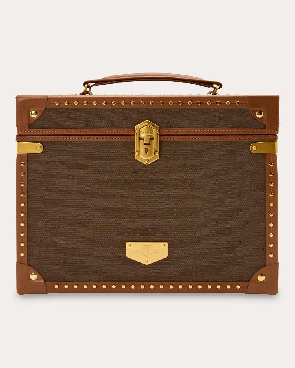 Ida Trunk Canvas Jewelry Box