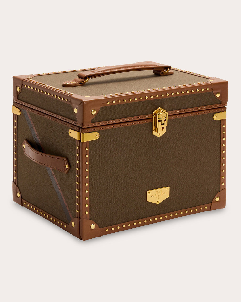 Ida Trunk Canvas Jewelry Box