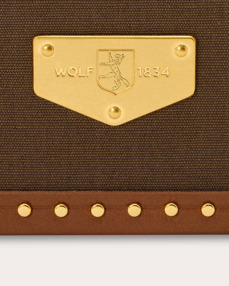 Ida Trunk Canvas Jewelry Box
