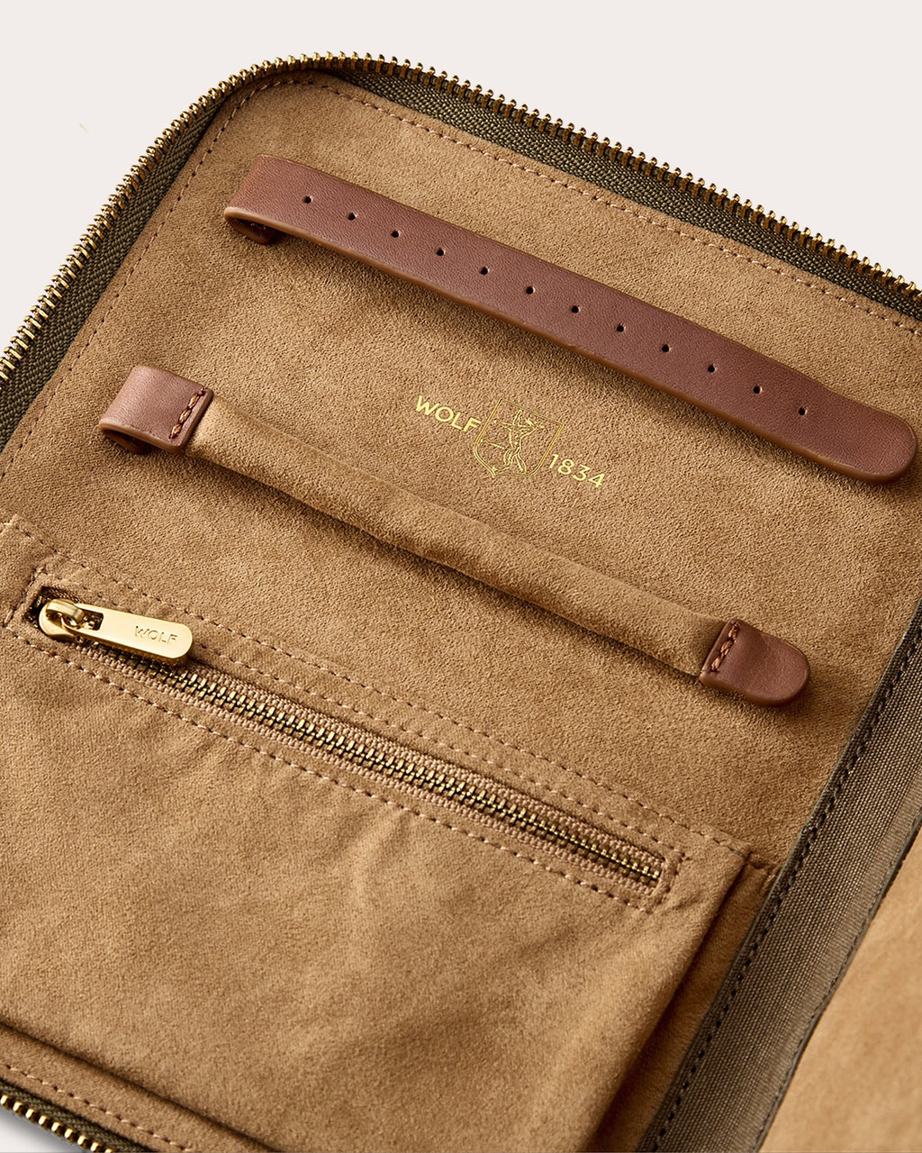 Ida Travel Zip Canvas Jewelry Portfolio