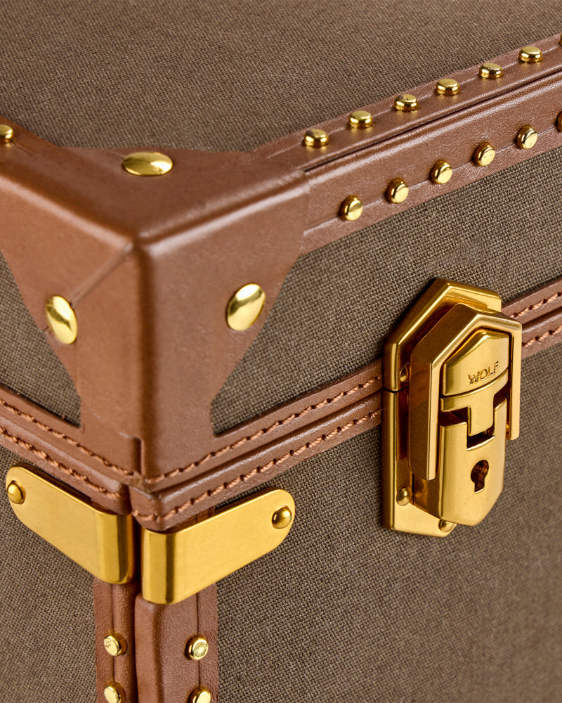 Ida Extra Large Canvas Jewelry Trunk