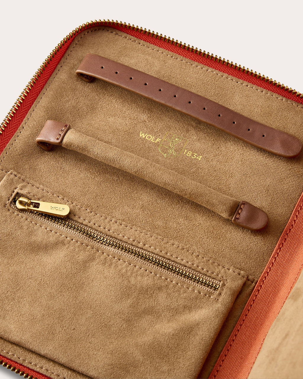 Ida Travel Zip Canvas Jewelry Portfolio