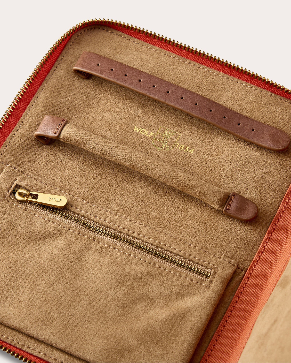 Ida Travel Zip Canvas Jewelry Portfolio