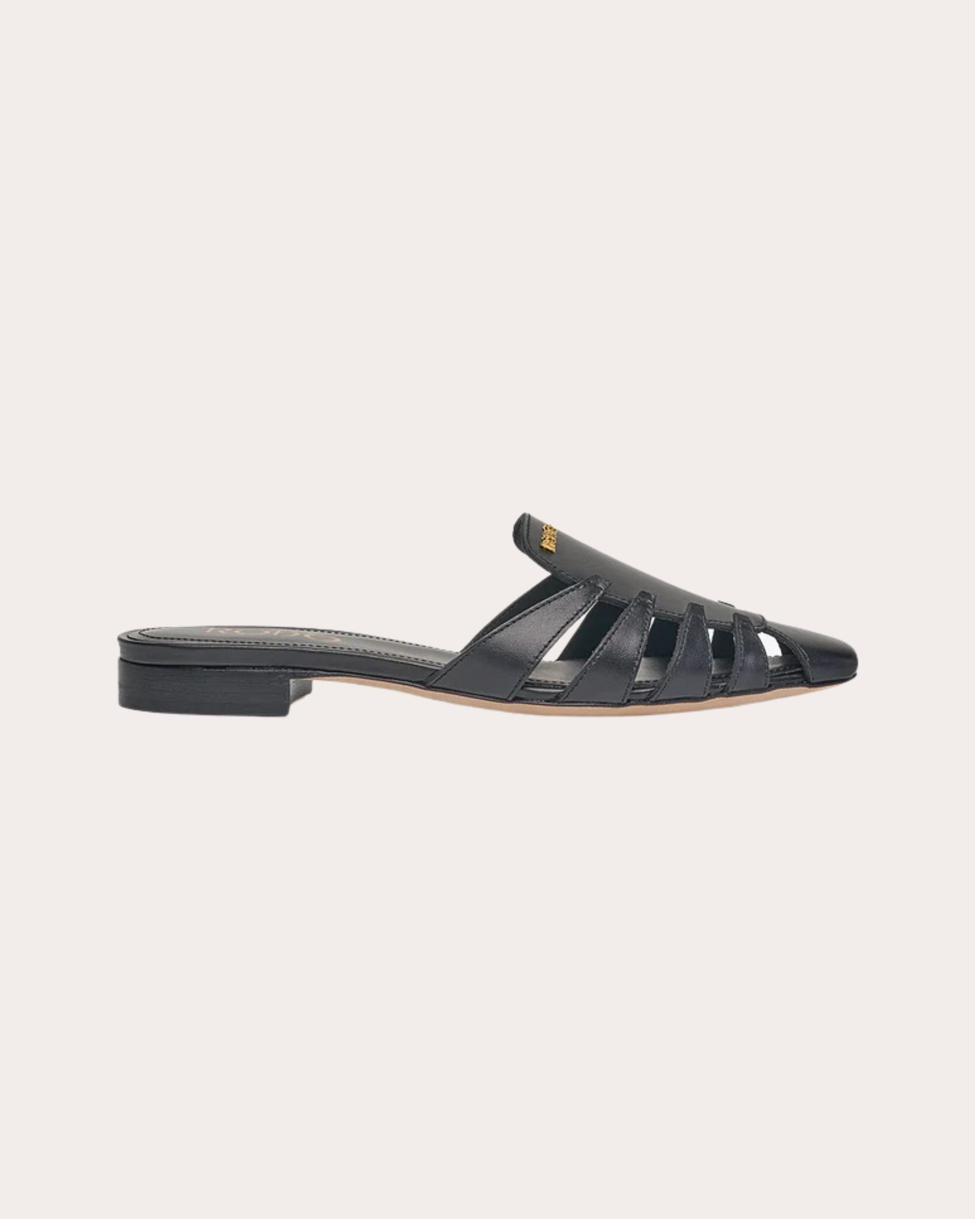 Maudie Leather Halo Mule