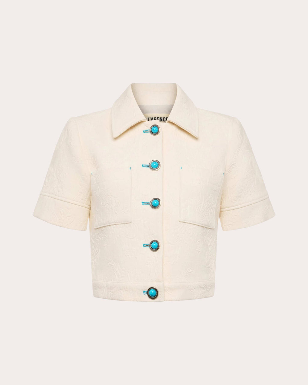 Chita Cropped Short-Sleeve Jacket