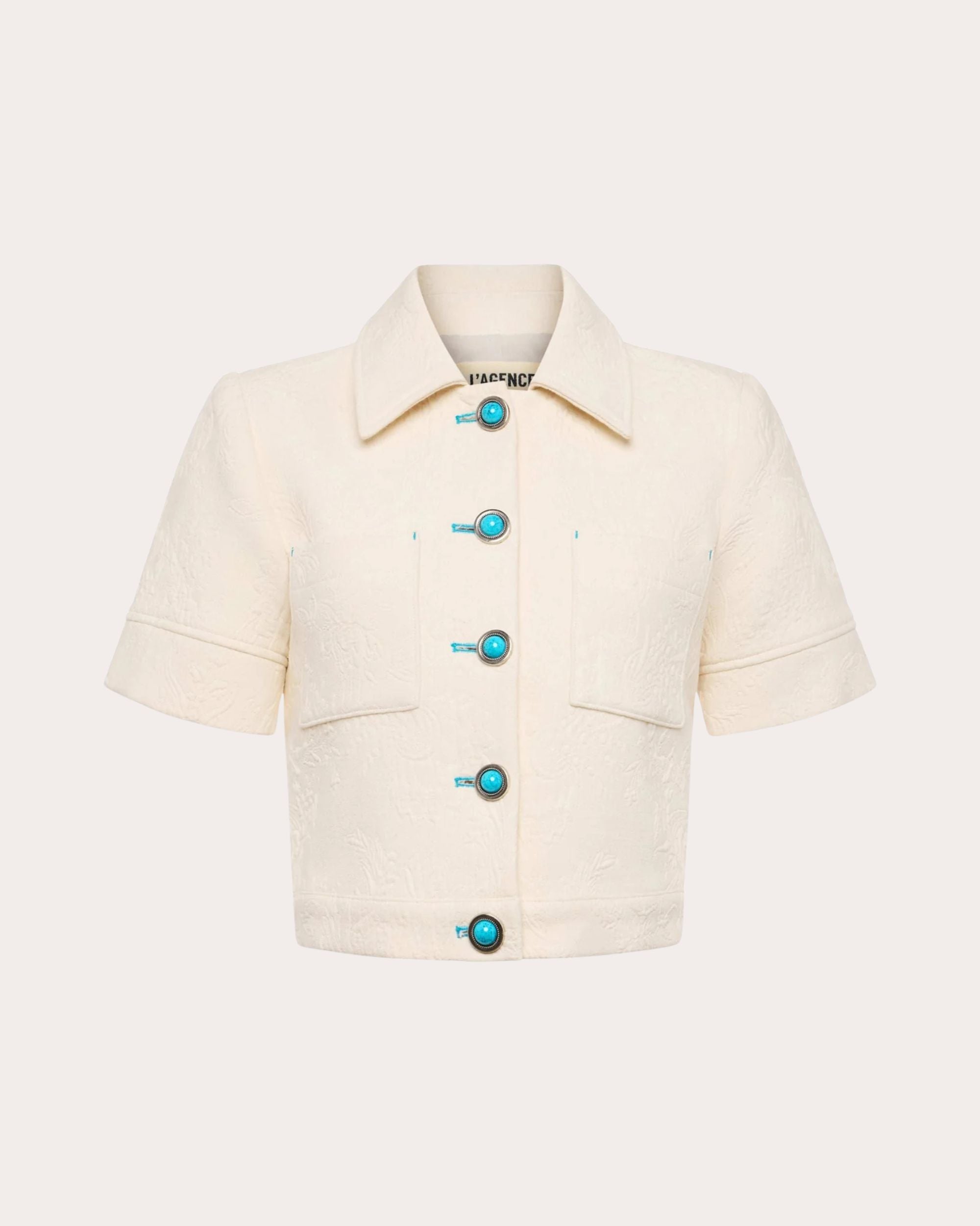 Chita Cropped Short-Sleeve Jacket