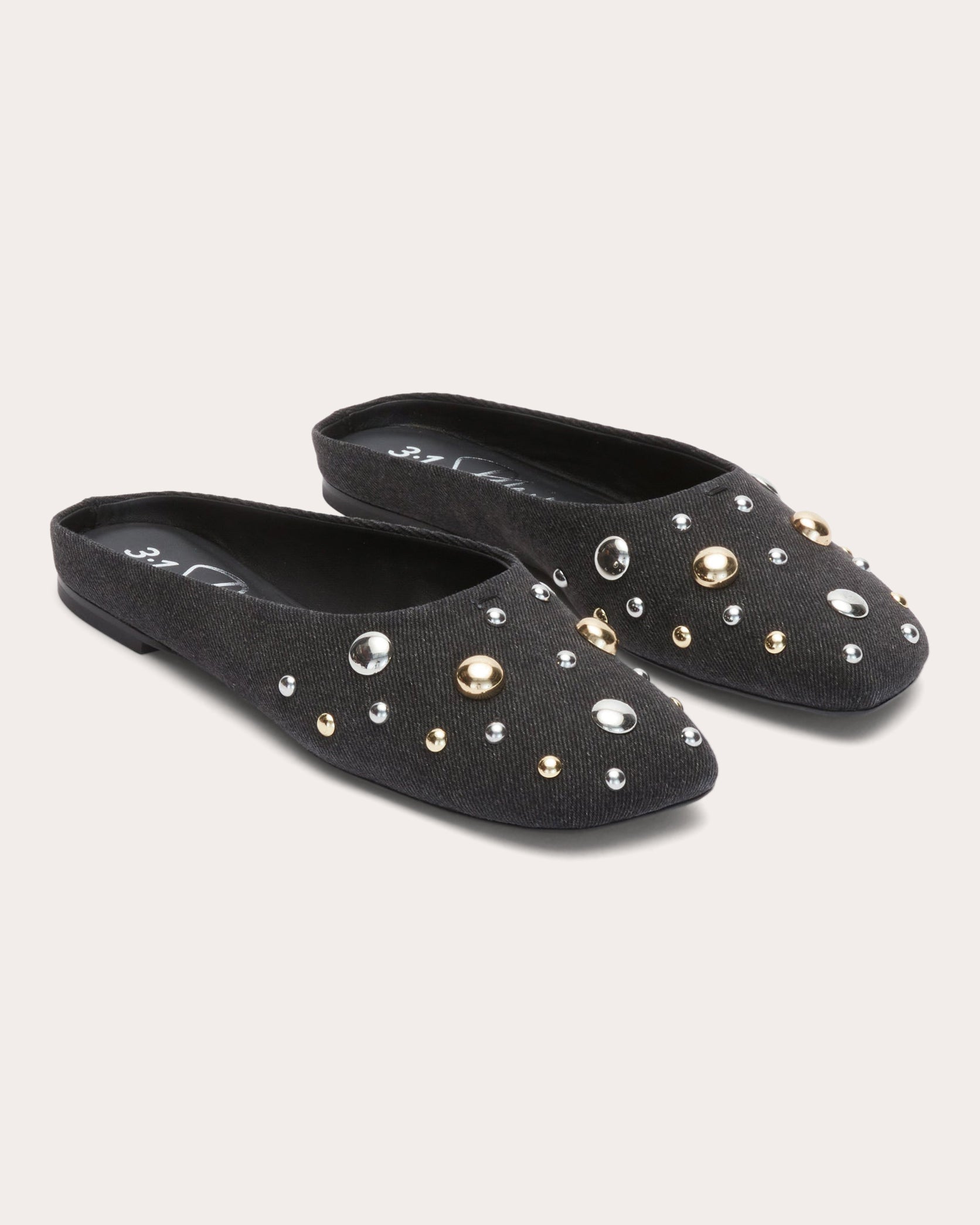 ID Studded Flat Mule